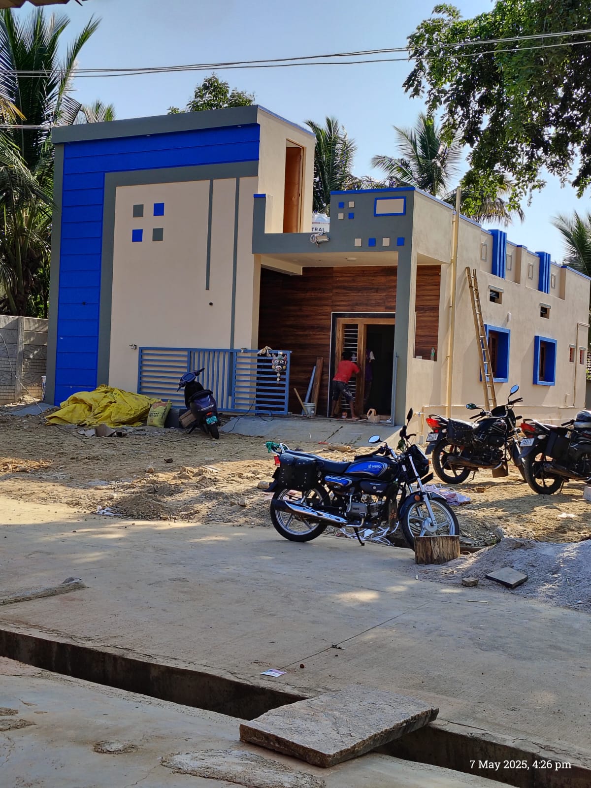 Prakruthi Homes — twin independent houses constructed in Kumbalgodu, Bangalore by Sunshine Infrastructures